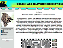 Tablet Screenshot of golden-agetv.co.uk